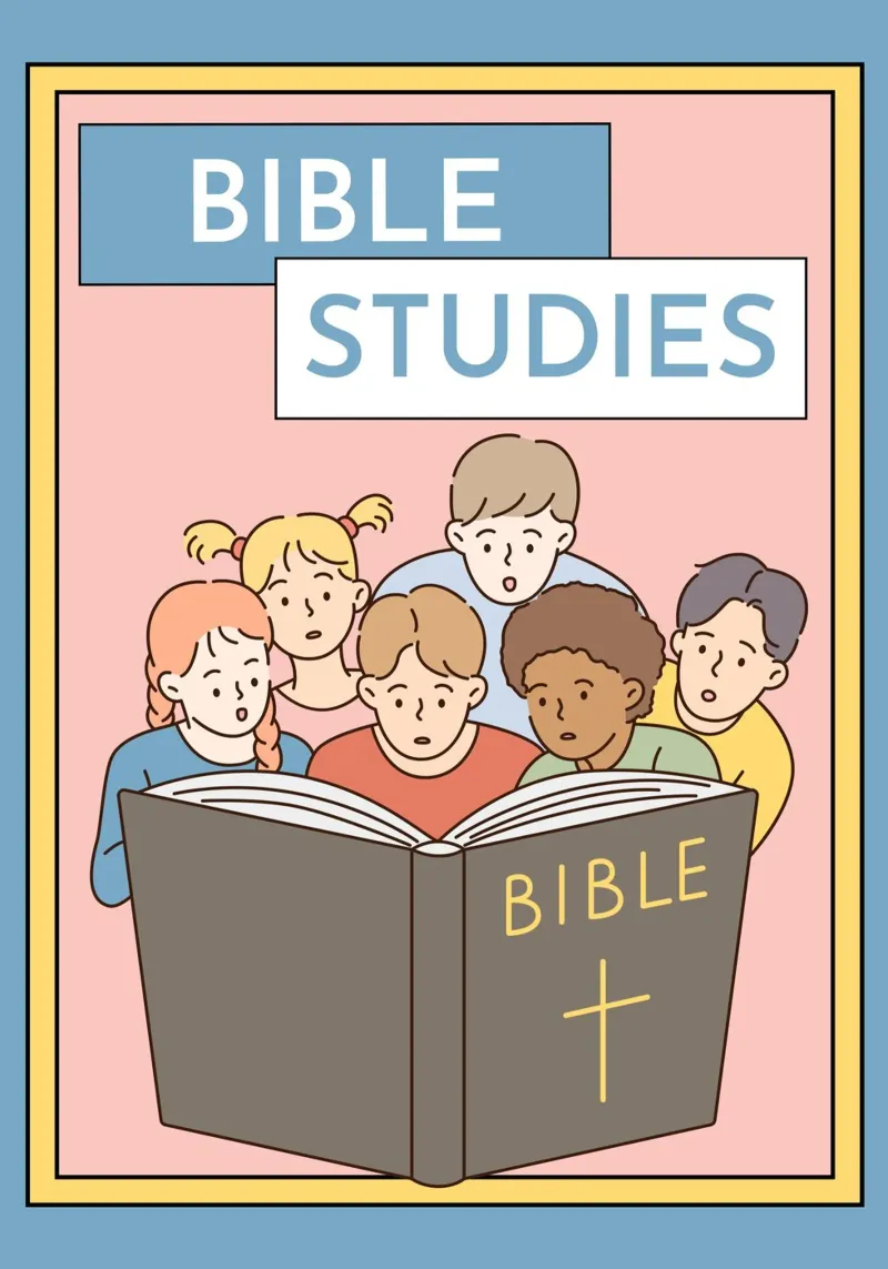 Studi biblici per bambini Poster moderno kawaii poster da vintagepod