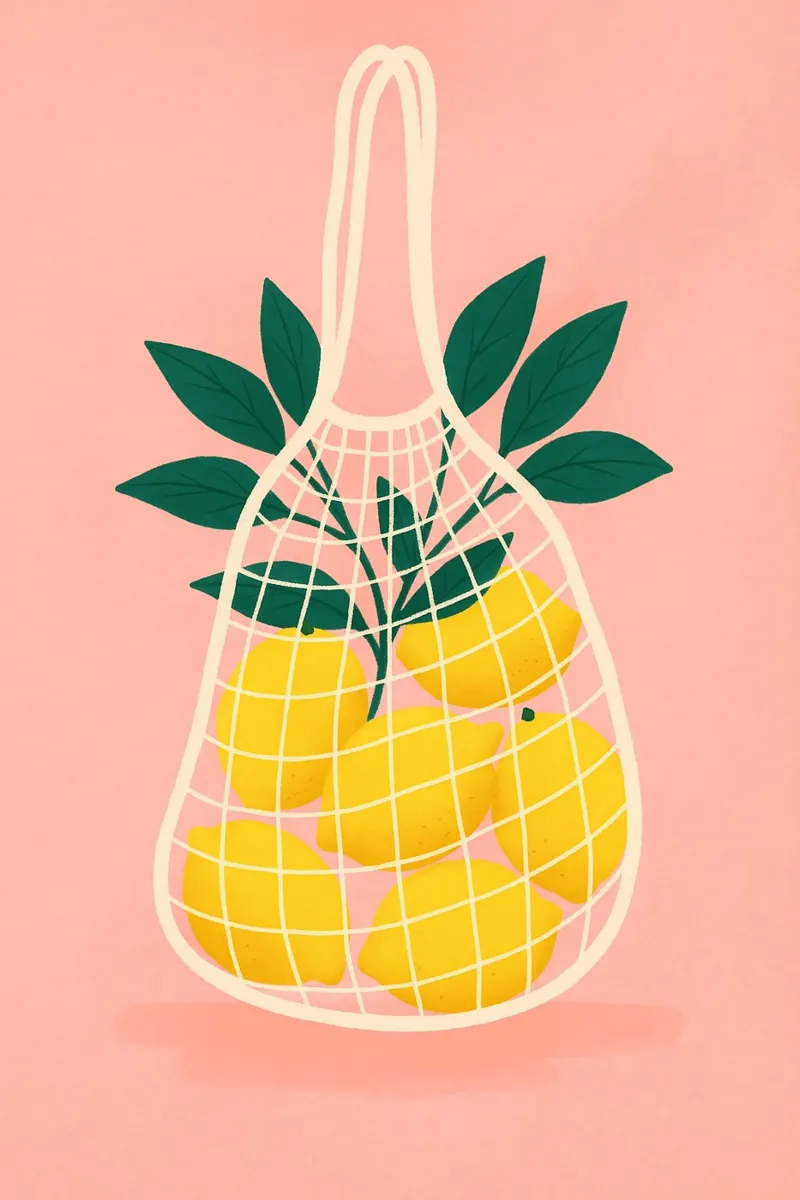 Rete di limoni poster da PurePeachStudio