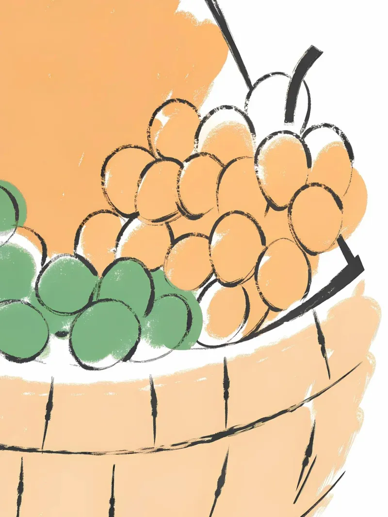 Frutta tela con Cornice a cassetta da PREKETEWE