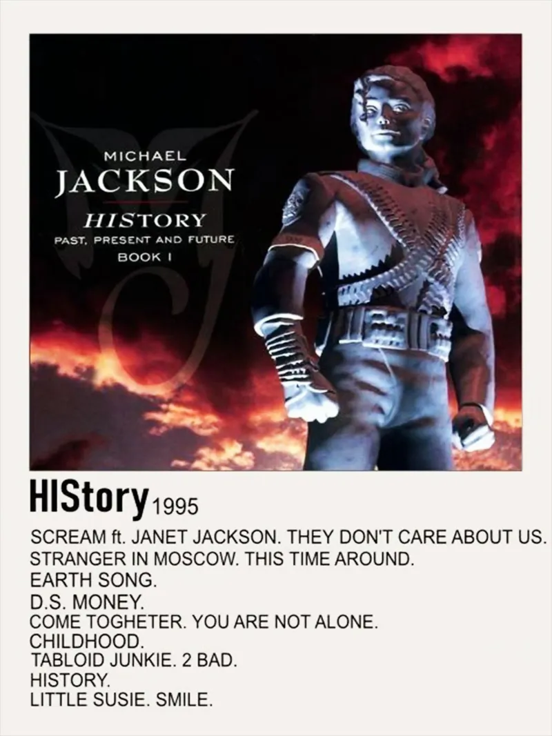 Michael Jackson History tela con Cornice a cassetta da Roronoa7