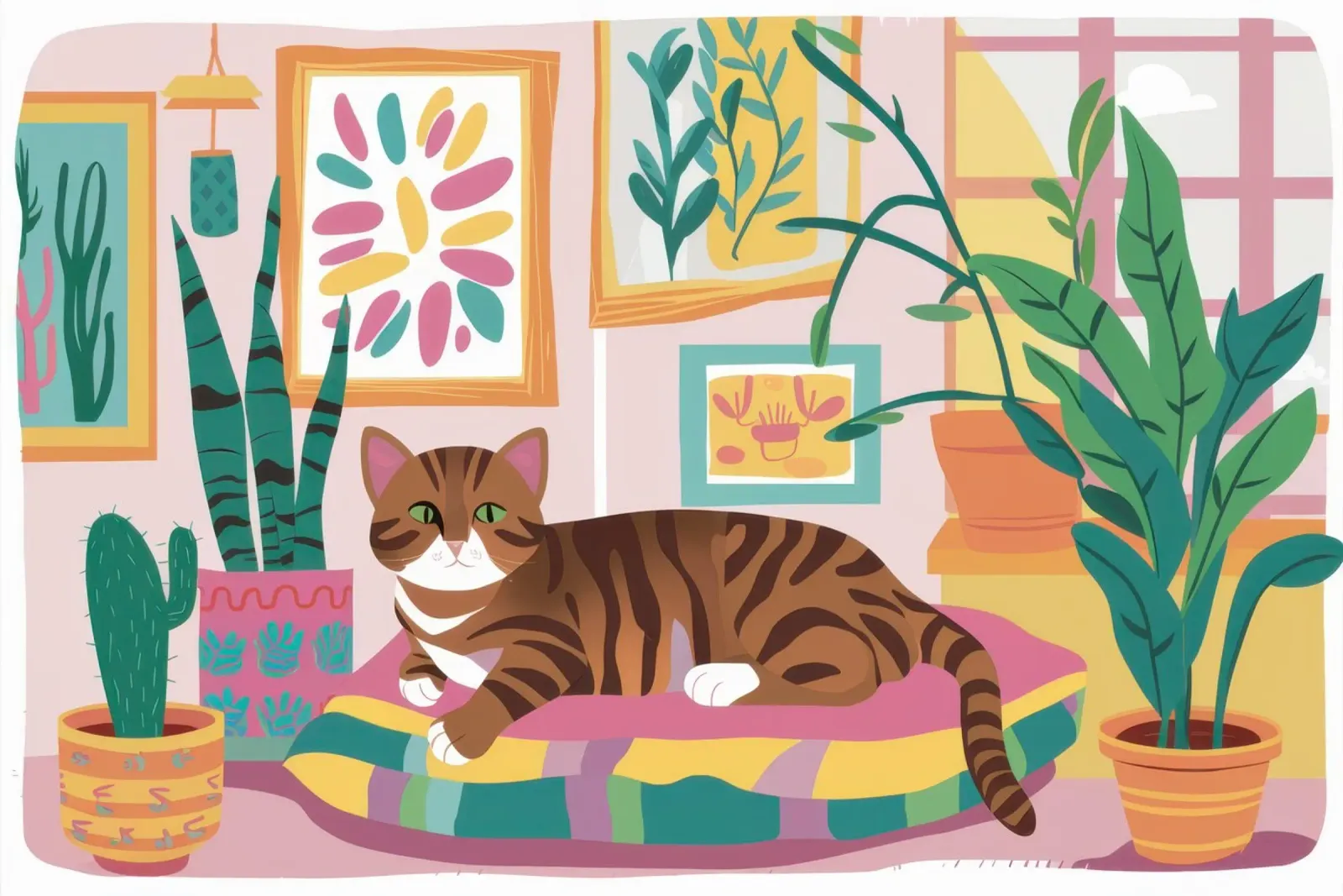 Il posto al sole di Tabby poster da Heaven Craft