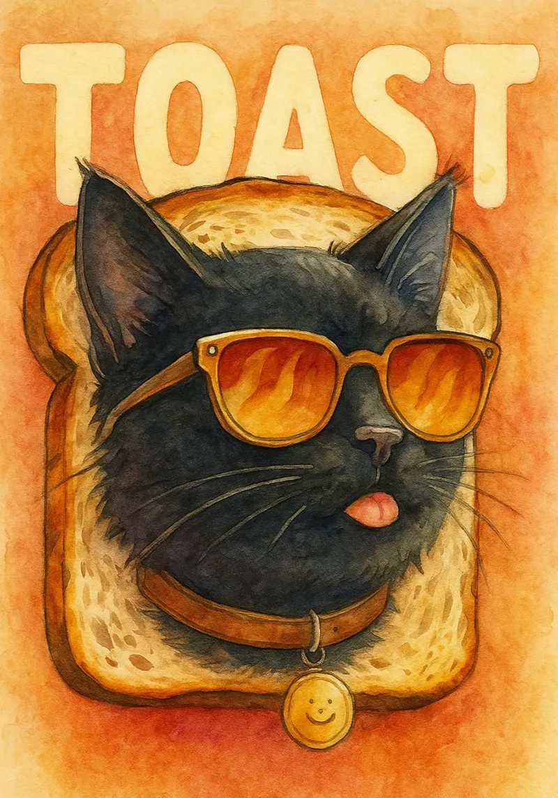 divertenti pistole a zampa di gatto poster da tanabaroo