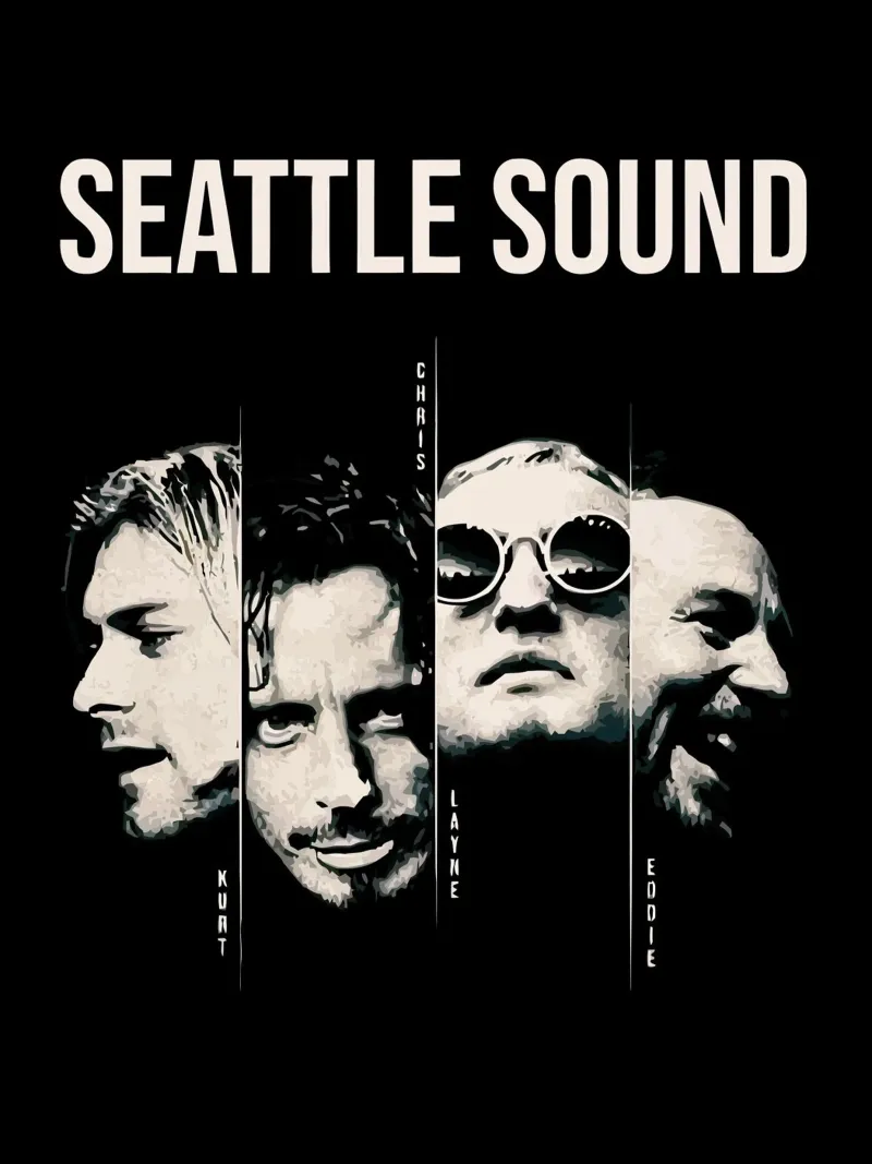 Seattle Sound canvas with Floater frame by Musadad Shop