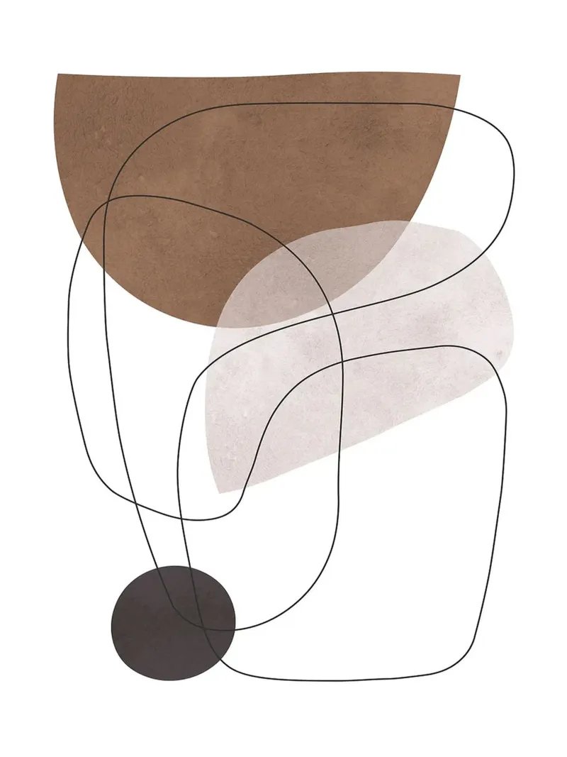 Linee e forme poster da Lisa Becker