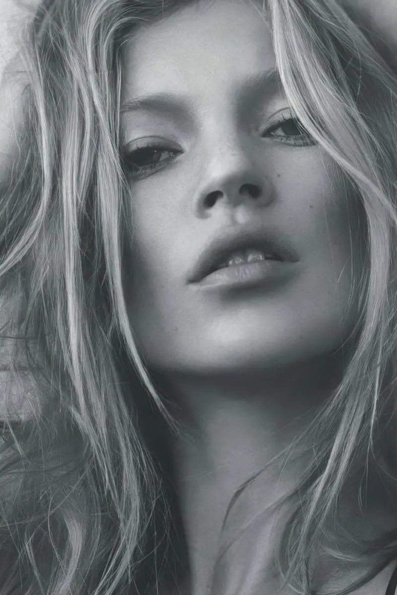 Kate Moss 4 tela con Cornice a cassetta da vintgeseyn
