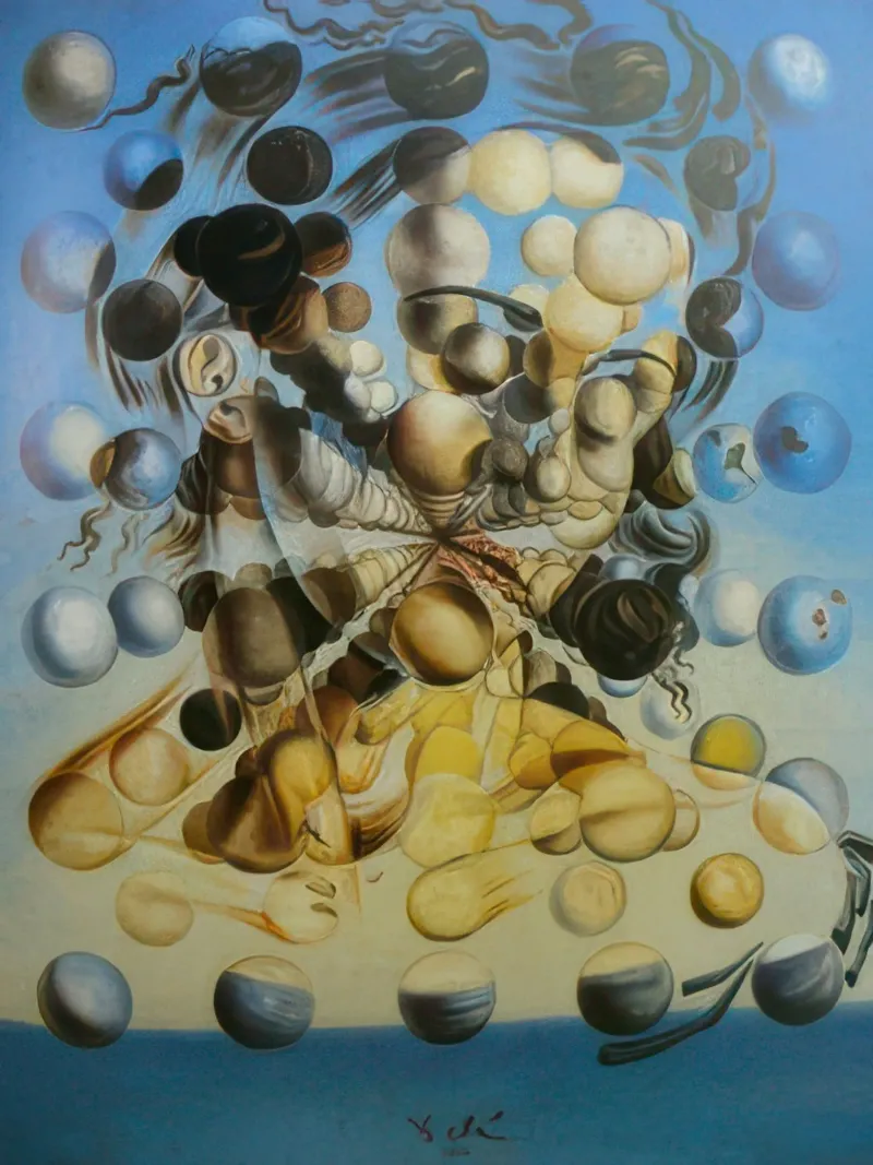 Galatea delle sfere 1952 - salvador daly poster con telaio in alluminio da Rayretr