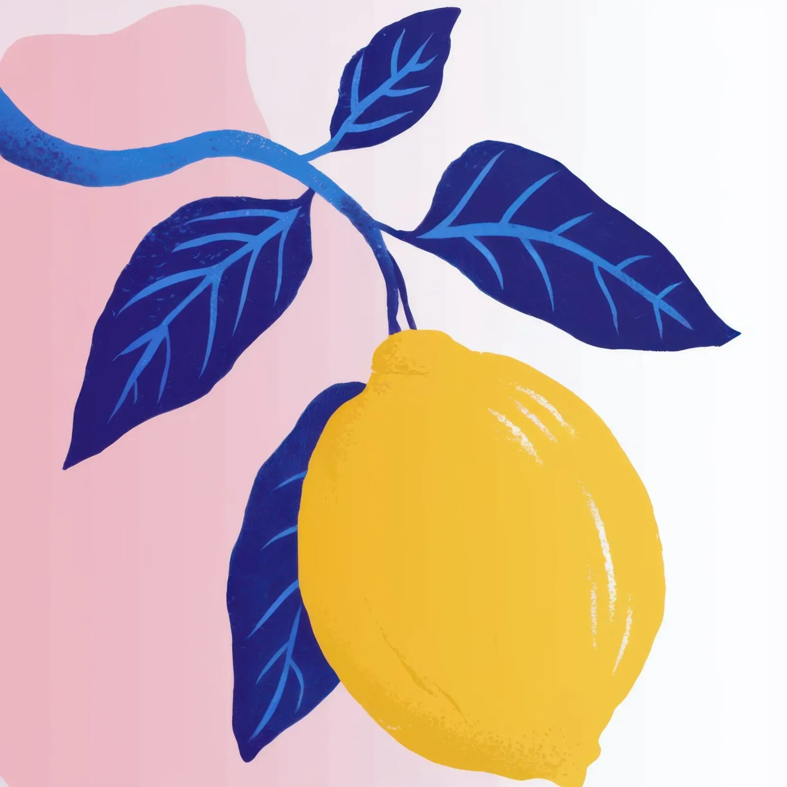 Einsame leuchtende Zitrone Poster von Enter Bloom