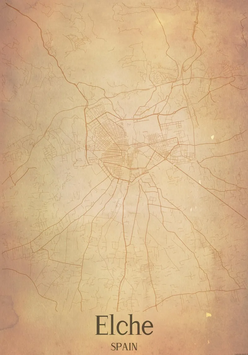 Elche SPAIN poster da WorldPrint