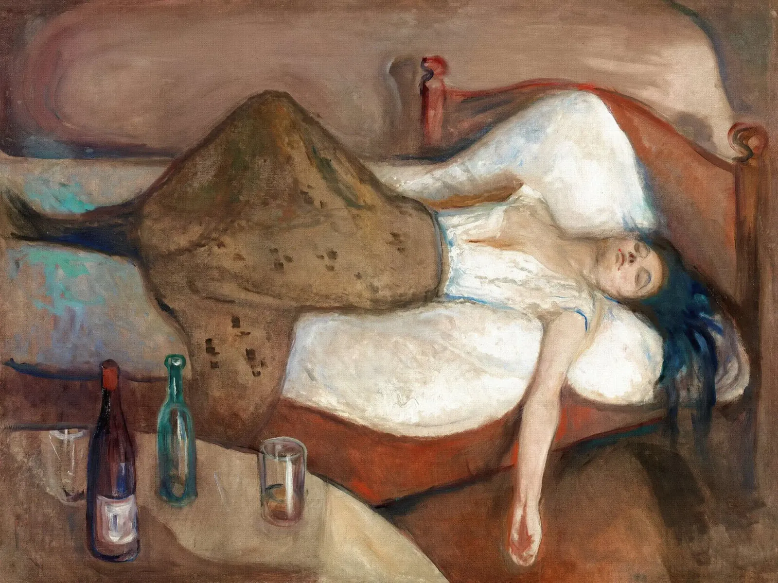 Il giorno dopo di Edvard Munch poster da Slowlylow