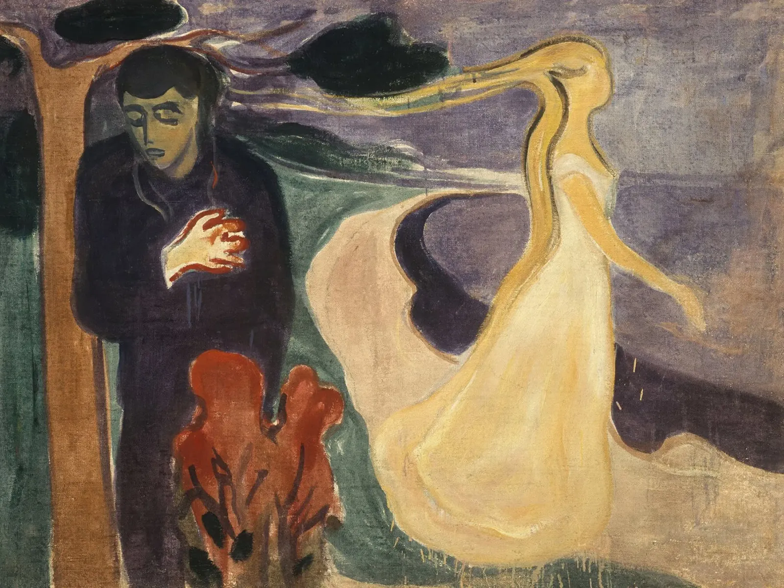 Separazione di Edvard Munch poster con telaio in plastica da Slowlylow