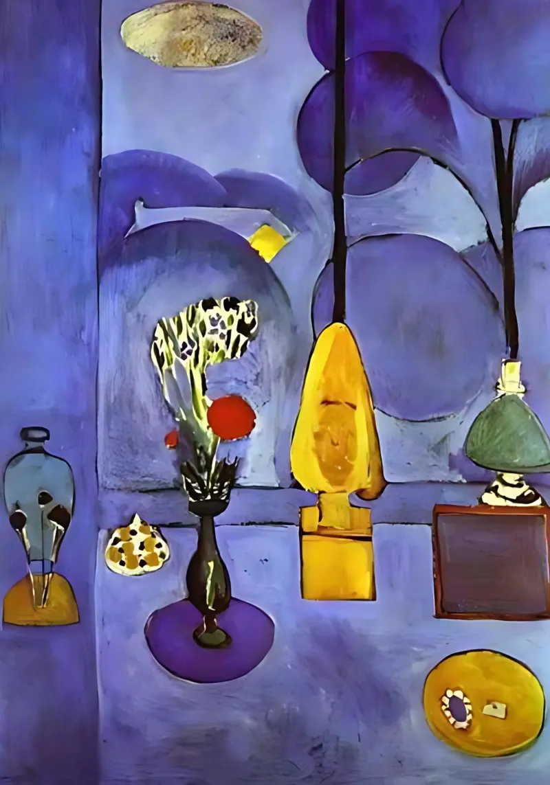 Henri Matisse kunst 10 canvas met Baklijst van domherrick1