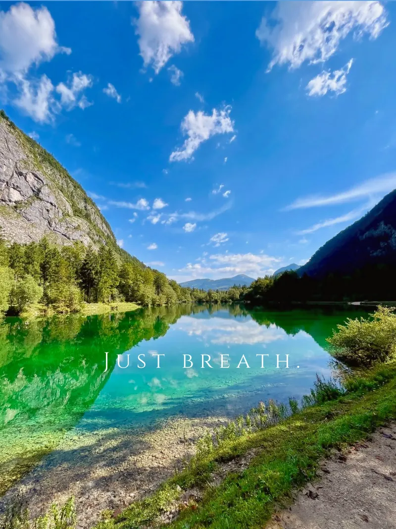 Just breath.  ( Bluntautal Austria ) poster da Happy 😃 Art 🎨 by Christine Schnoell
