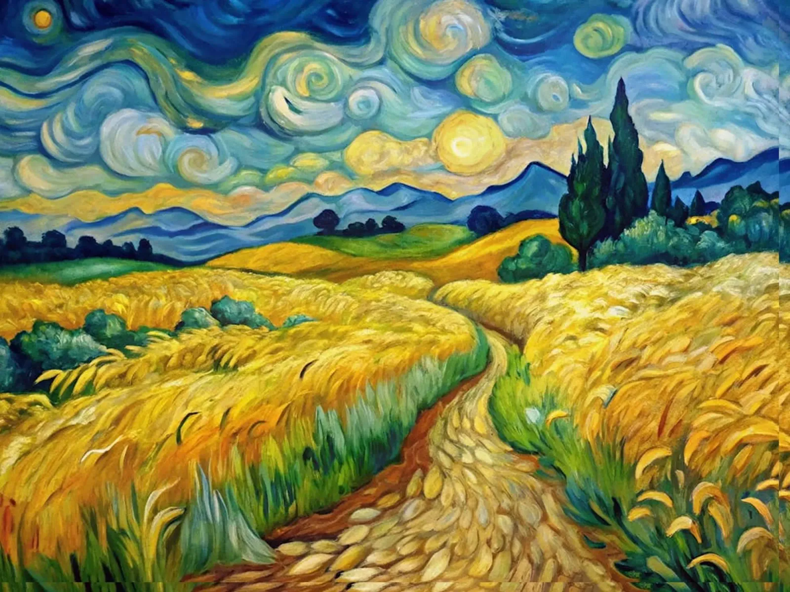 Van Gogh art poster da marquardt