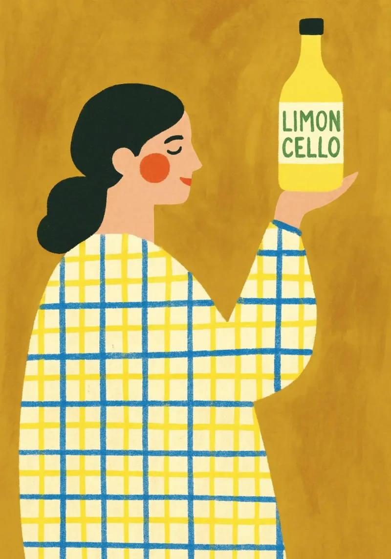 Limoncello Dreams canvas with Floater frame by PurePeachStudio
