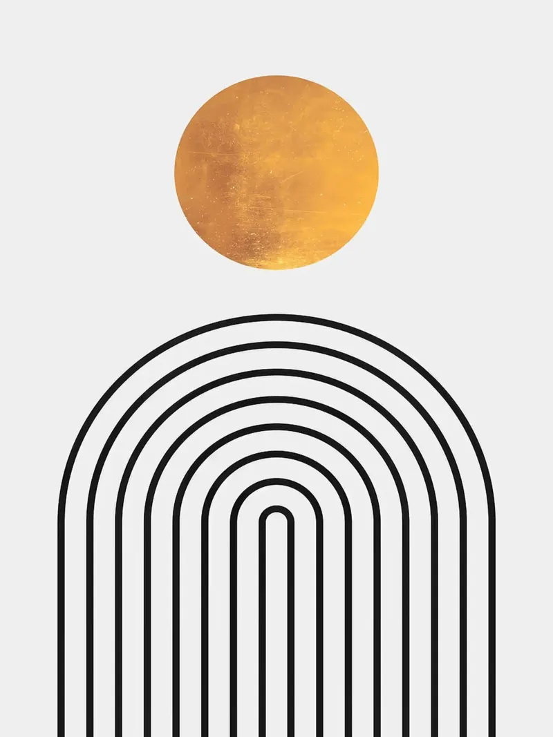 Cerchio d'oro poster da ColorShop