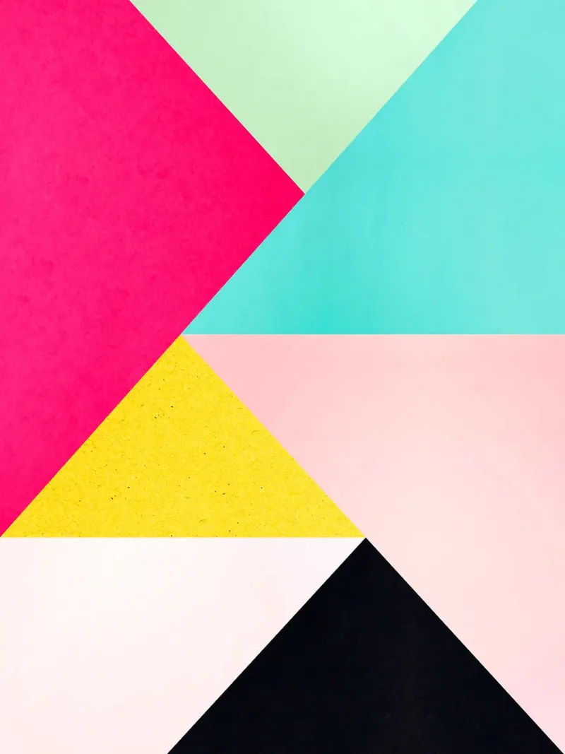 Colorato e astratto poster da Rick Thompson
