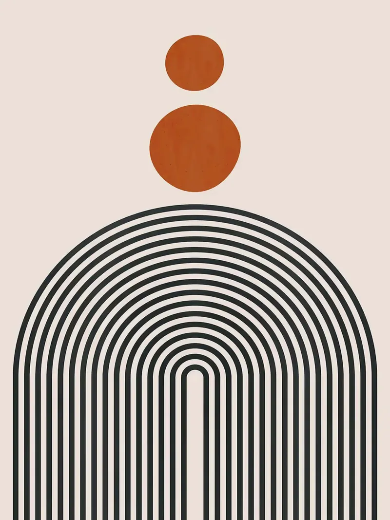Figure minimaliste poster da Rick Thompson