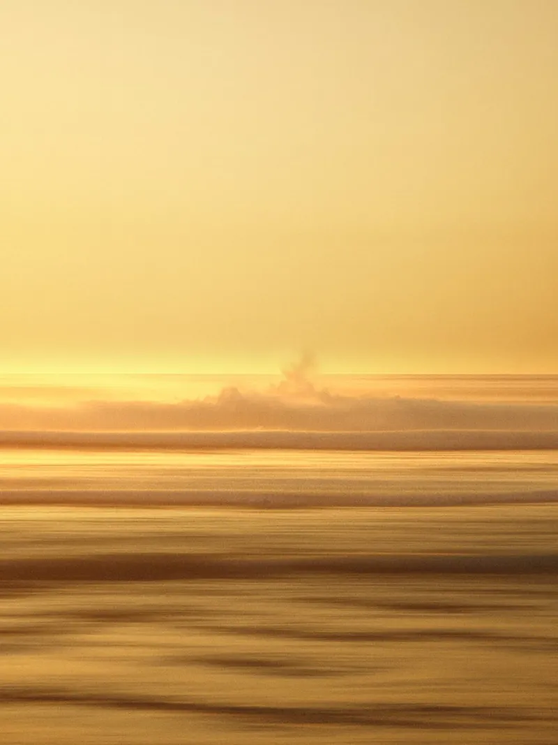 Waves of Gold tela con Cornice a cassetta da Thilo Grøsch