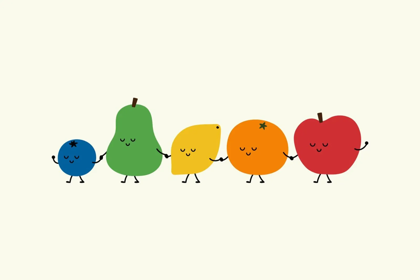 Sfilata di frutta poster con telaio in plastica da Andy Westface