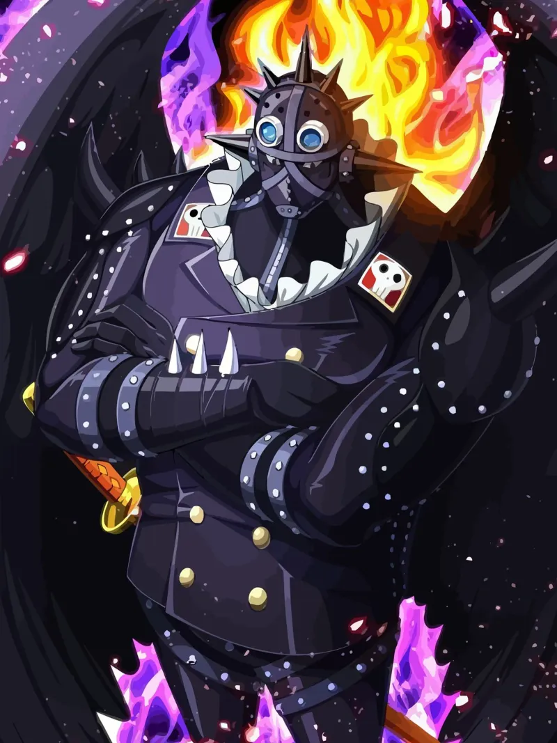 King Lunarian poster con telaio in plastica da Dumery Art