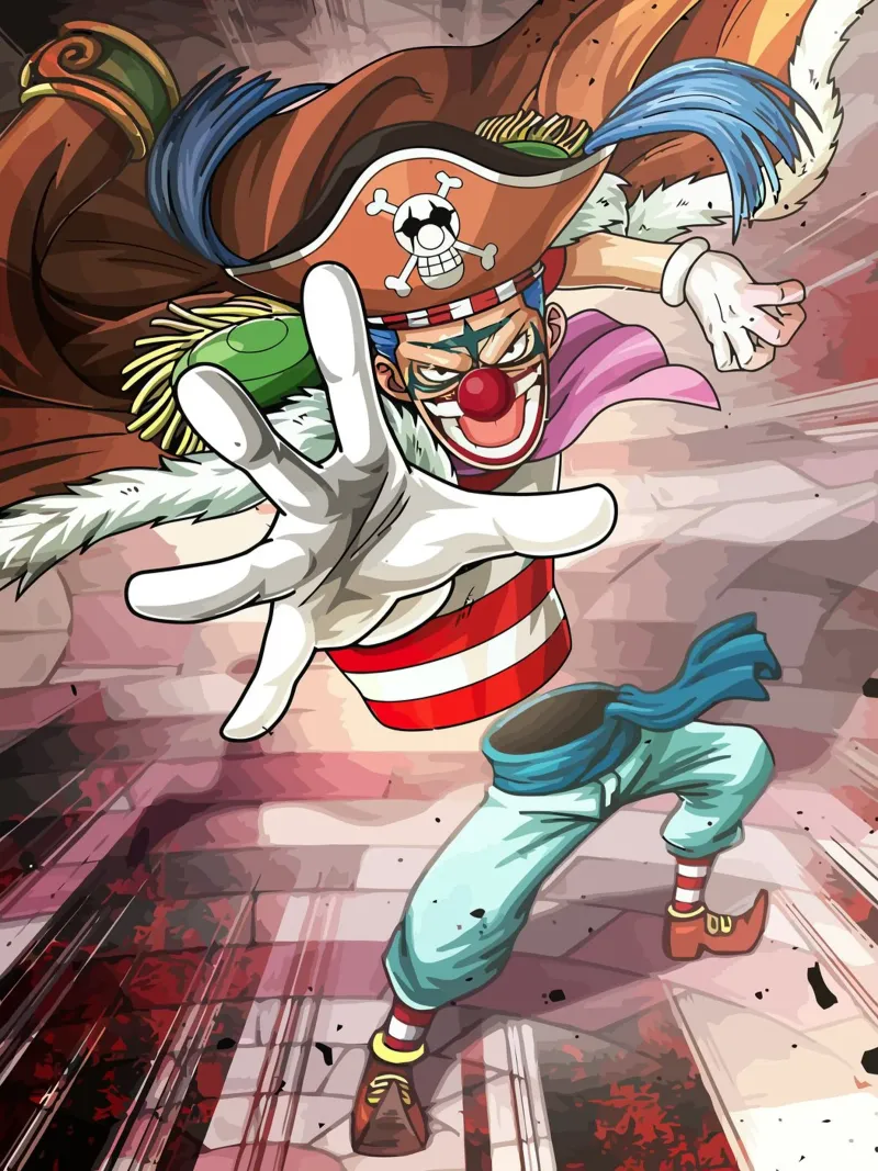 Buggy One Piece poster con telaio in plastica da Dumery Art