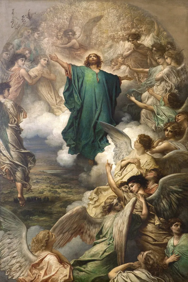 L’Ascension 1879 - Gustave Doré poster con telaio in plastica da apoloprints