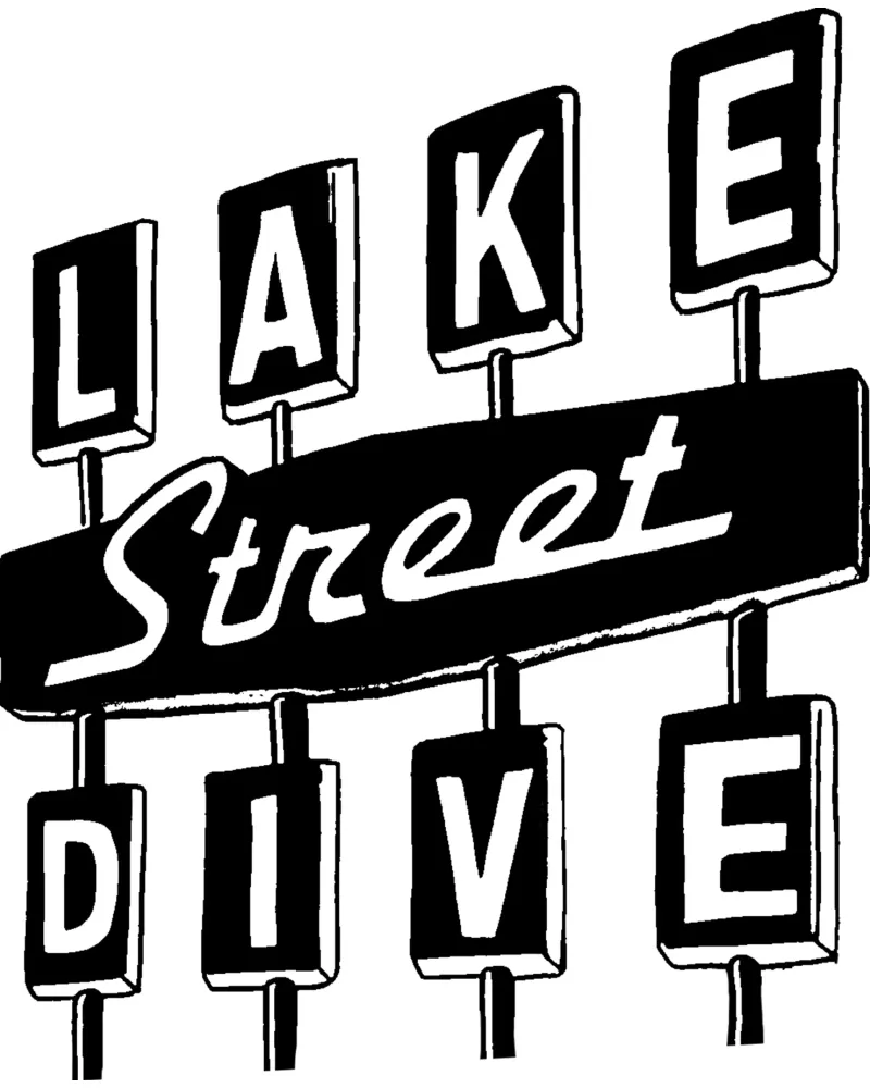 Maglietta Lake Street Dive Retro Essential poster con telaio in alluminio da anti___heroo