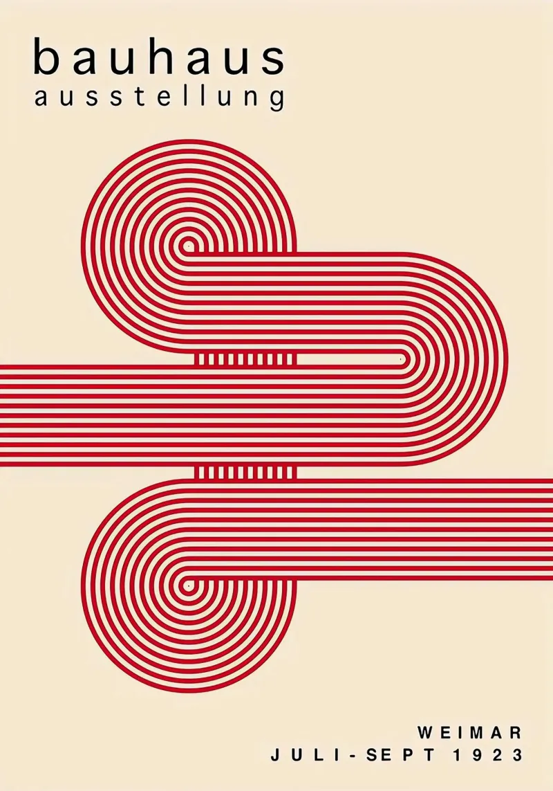 Mostra Bauhaus 1923 poster da Narciso