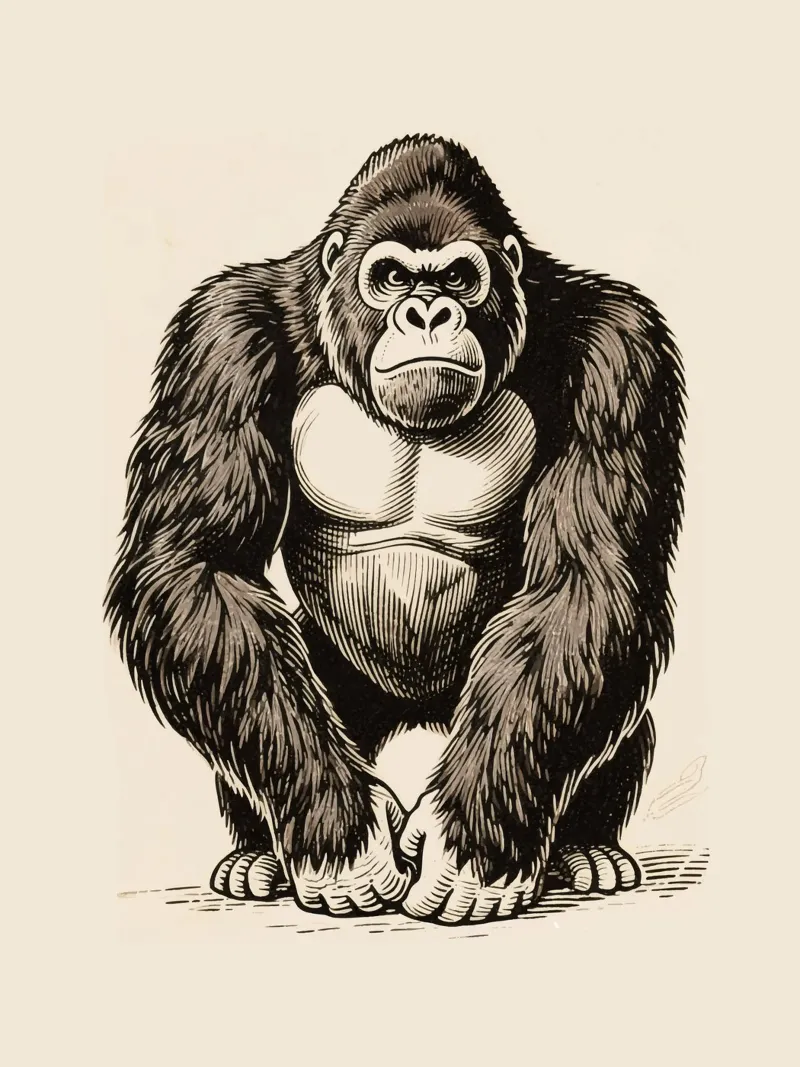Gorilla poster da knowledge