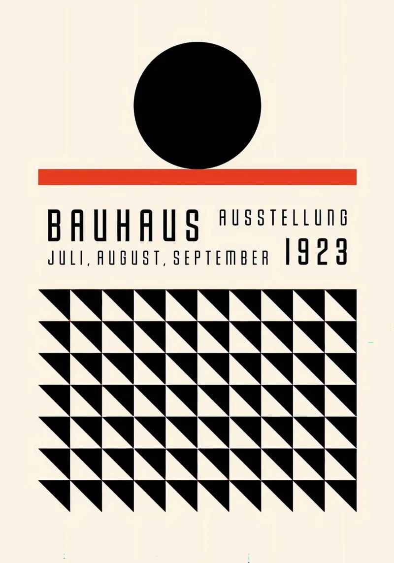 Mostra Bauhaus 1923 poster da Narciso