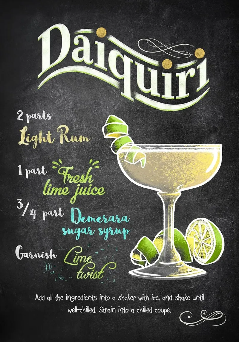 Daiquiri poster da Leon Meyer
