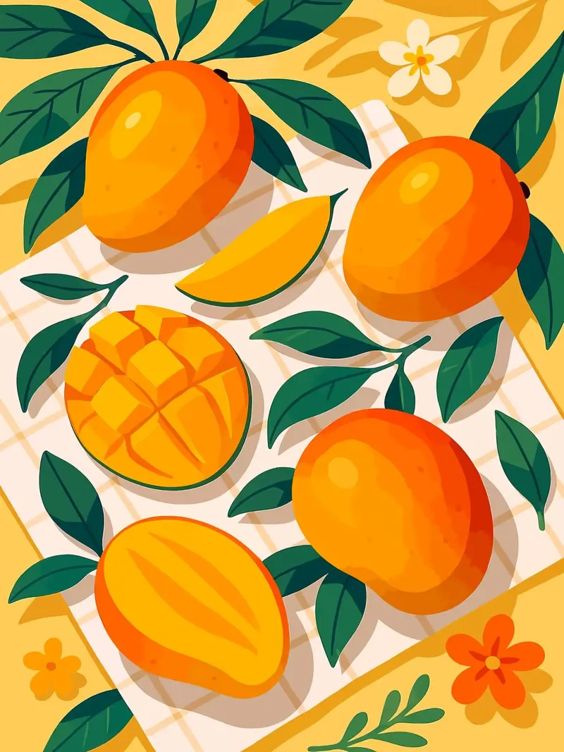 Mango - Una mesa con estilo poster de Sven B Strauss