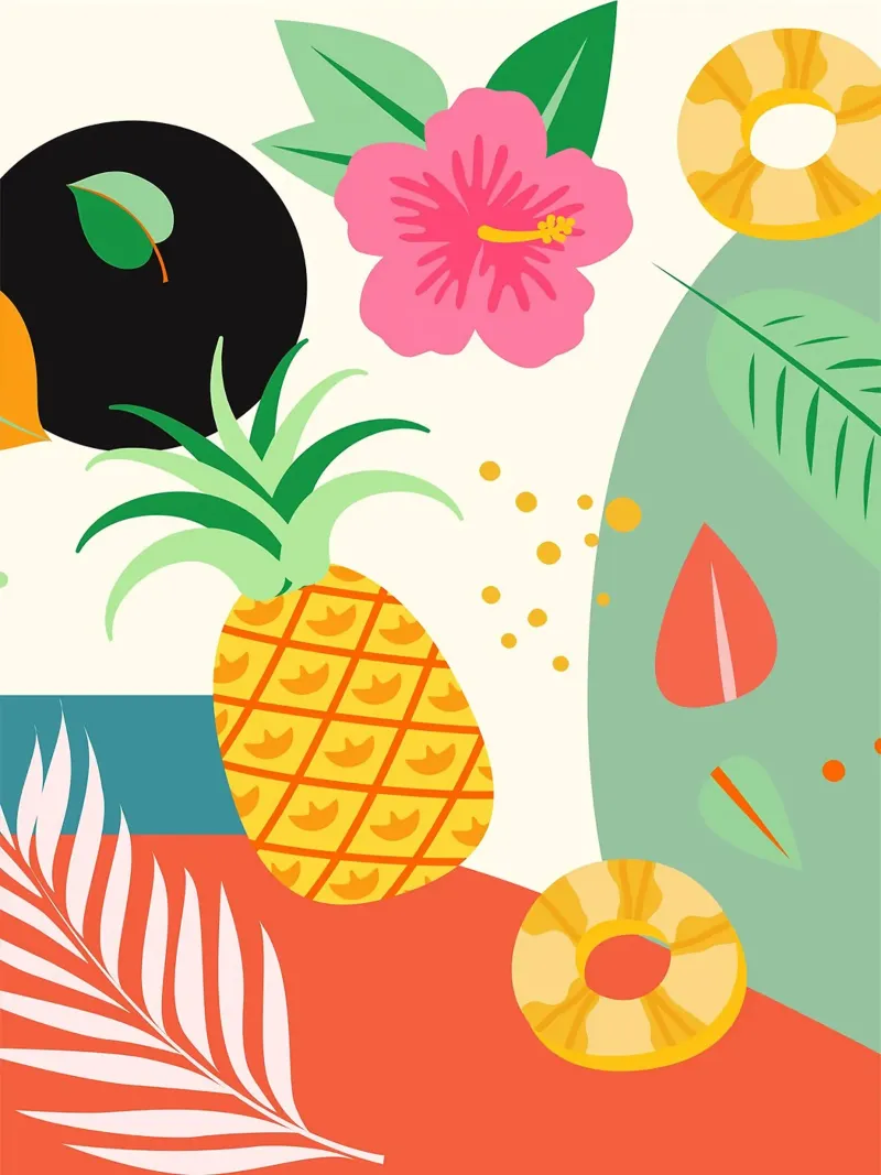 Tropici di metà secolo poster da Sven B Strauss