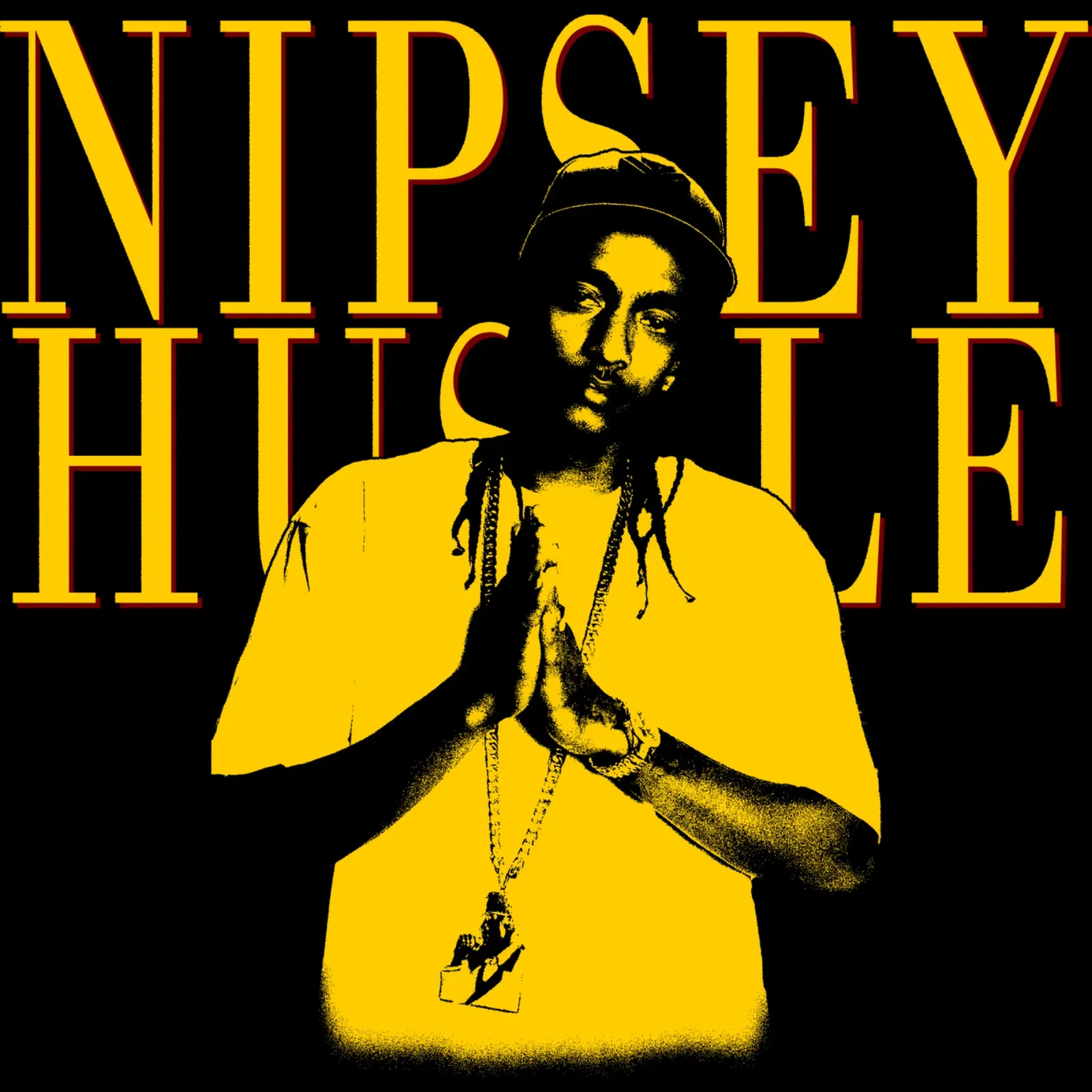 Stile Silhouette Nipsey Hussle Hip hop poster con telaio in plastica da mannys_artt