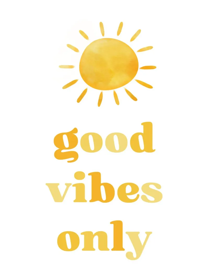 Good vibes only Poster von PinkCandyWalls