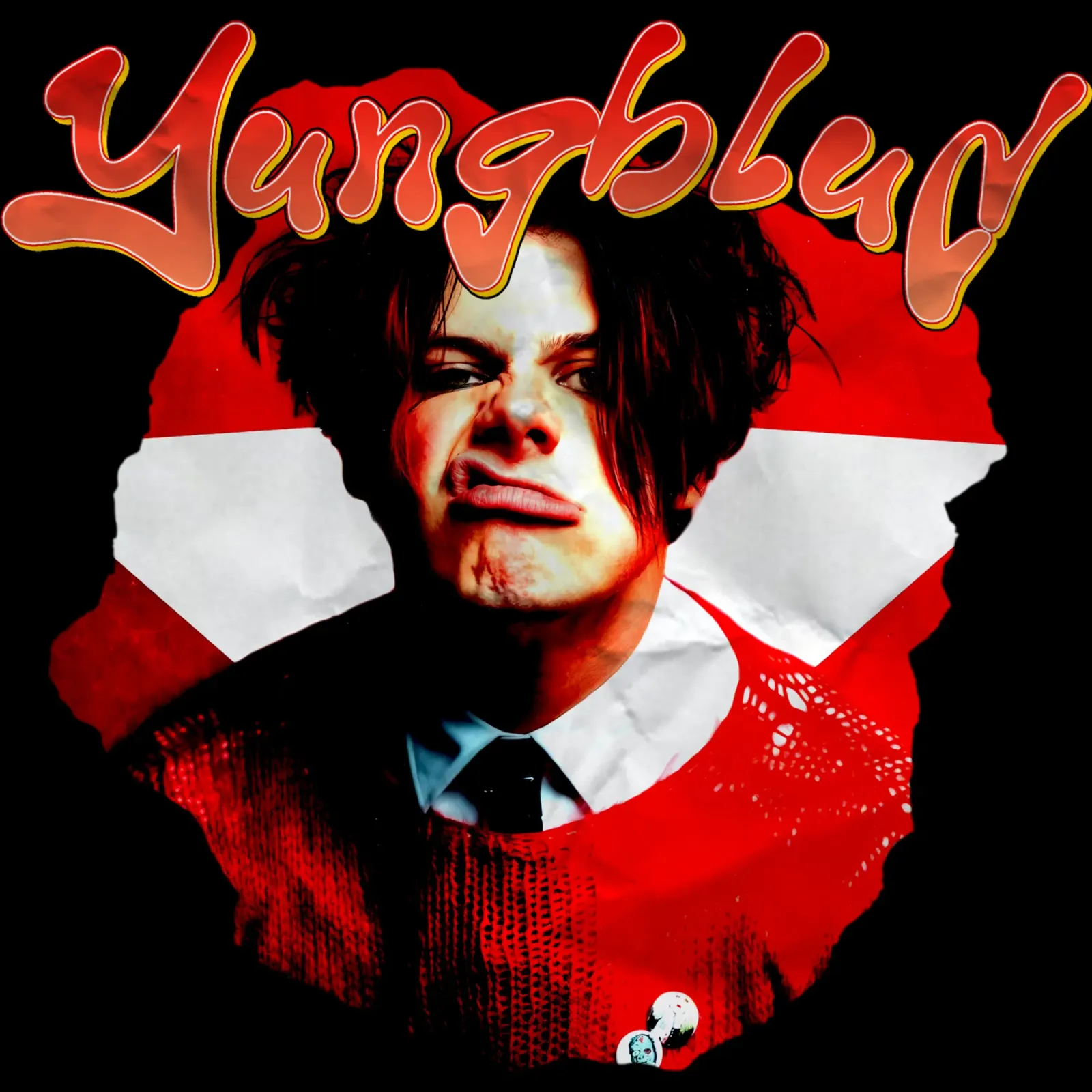 Yungblud Steenban canvas met Baklijst van eliouxence
