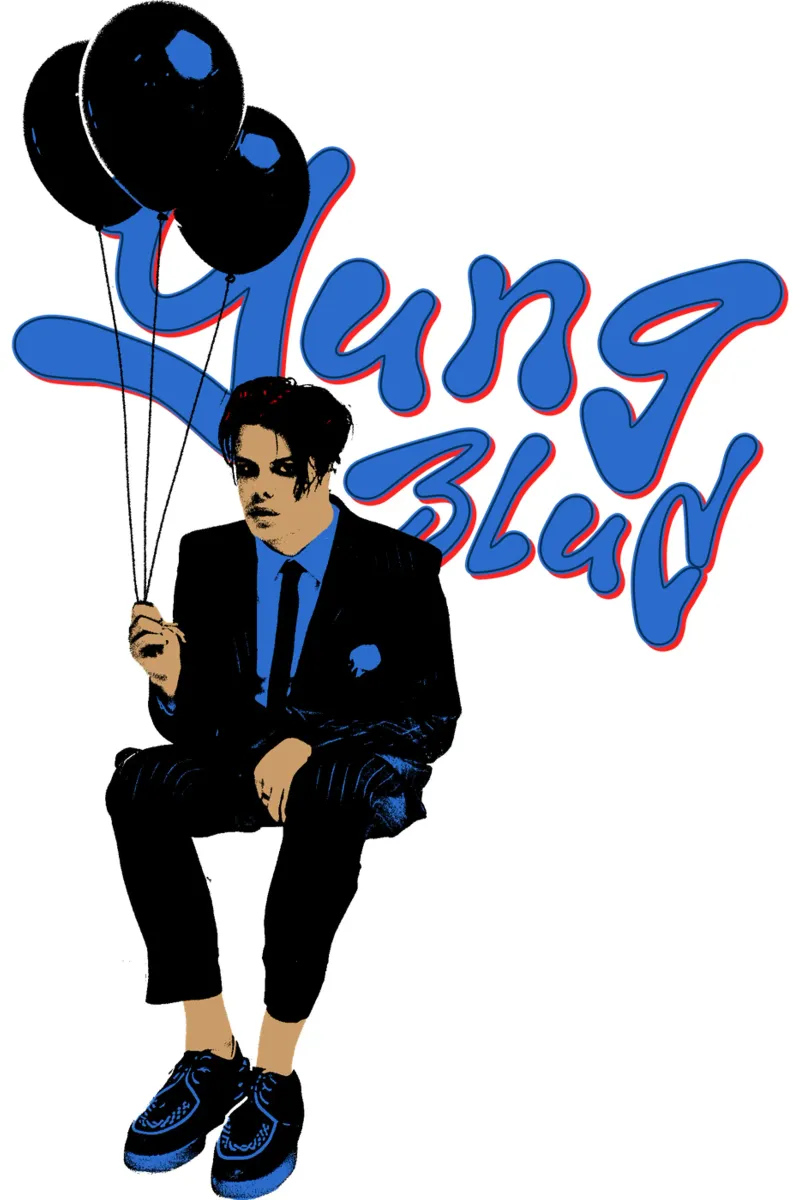 Vintage YungBlud Rock Band poster da eliouxence