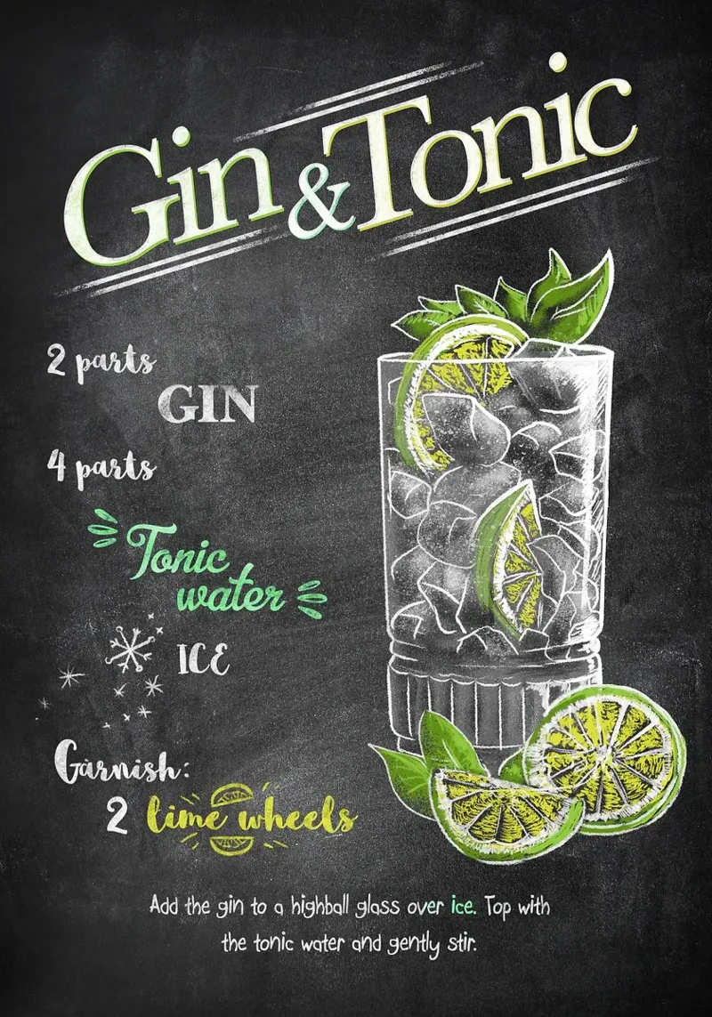 Gin e Tonic poster da Leon Meyer