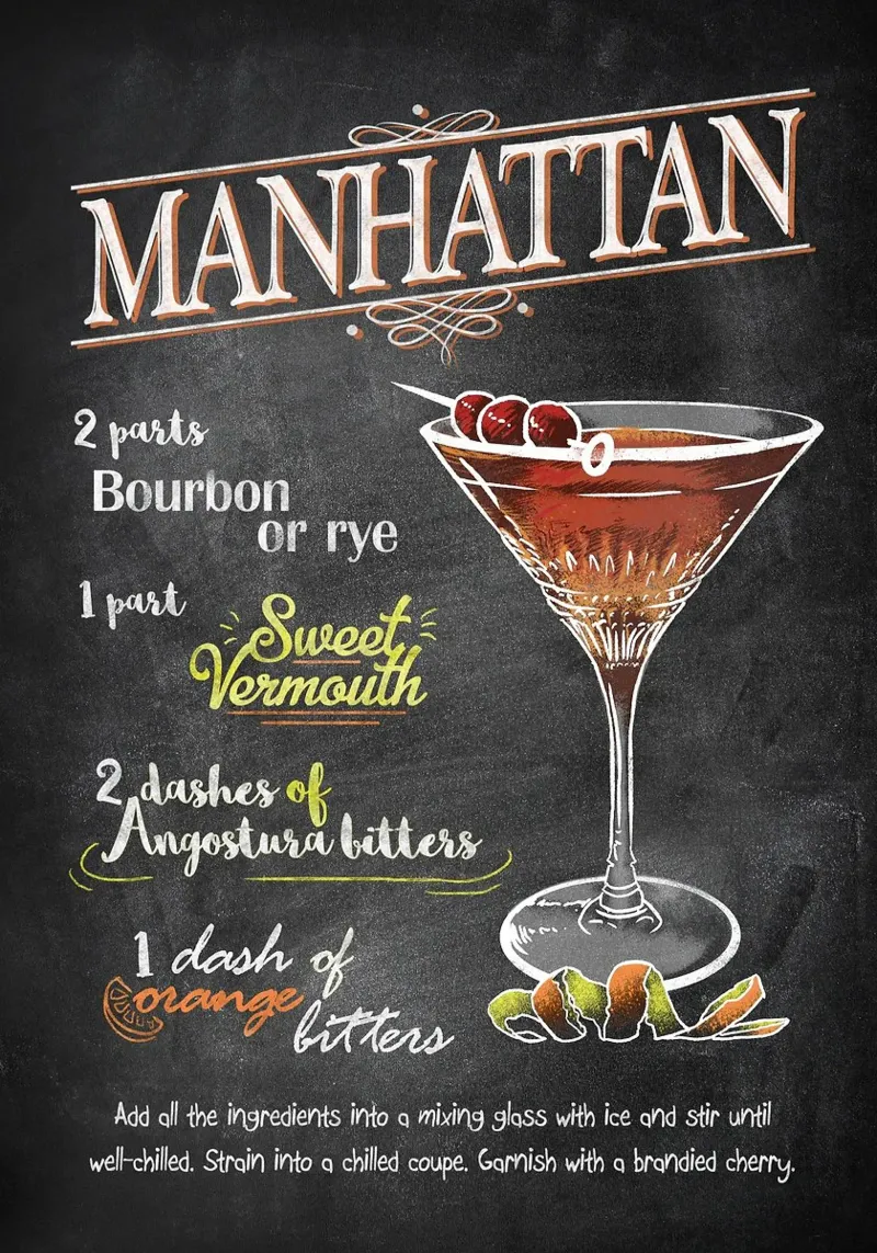 Manhattan poster con telaio in alluminio da Leon Meyer