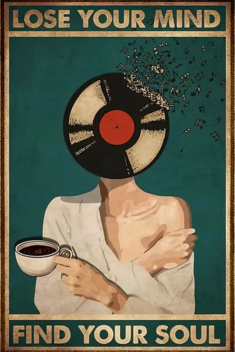 Siate gentili con la vostra mente poster con telaio in alluminio da hanna shop