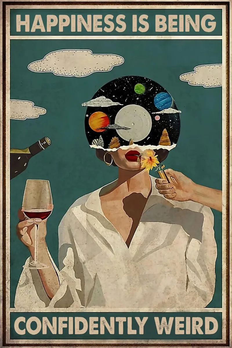 Perdere la mente e ritrovare l'anima poster con telaio in legno da hanna shop