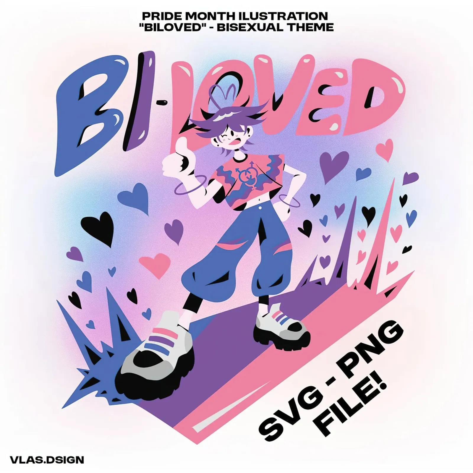 Biloved poster con telaio in plastica da hanna shop