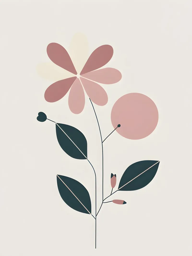 Fiore geometrico poster da The Green Room