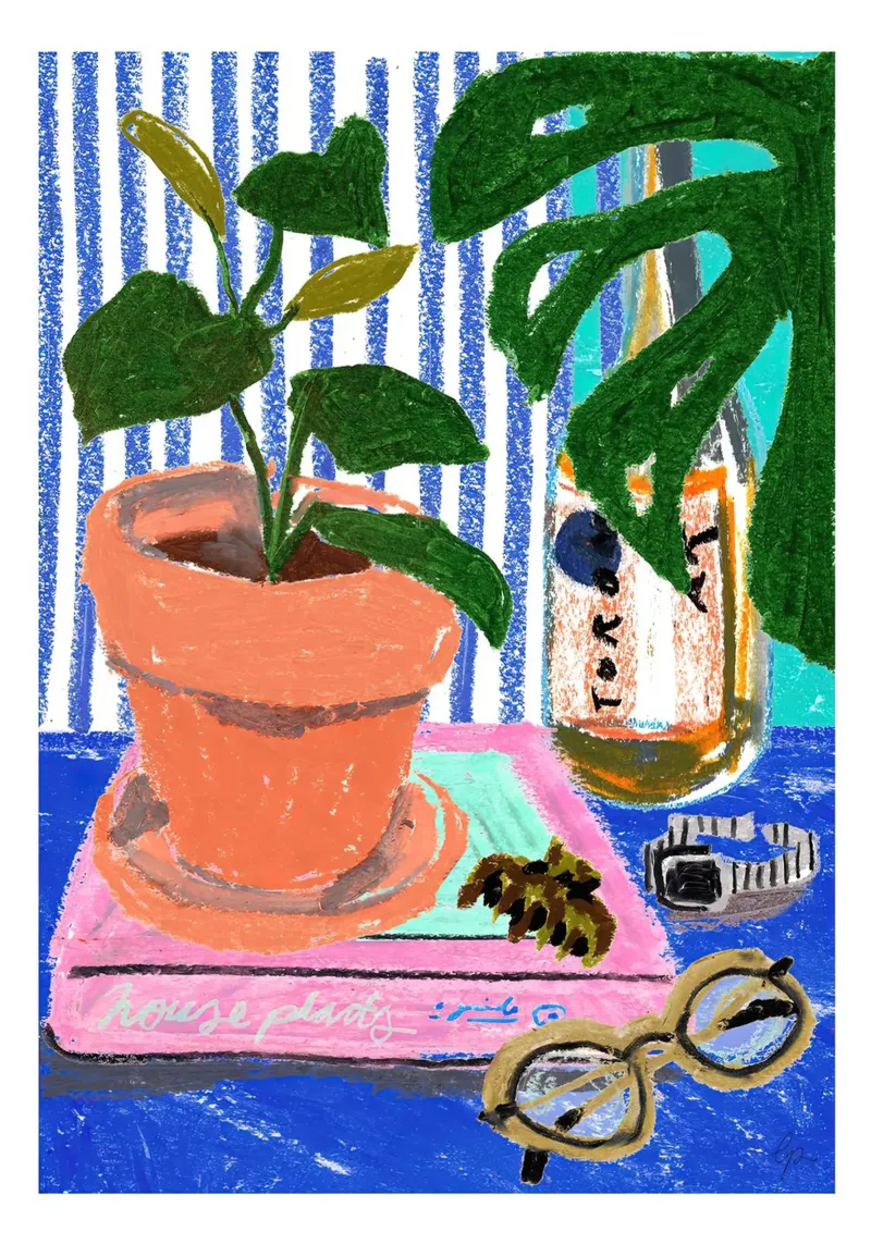 Piante pastello poster da hanna shop
