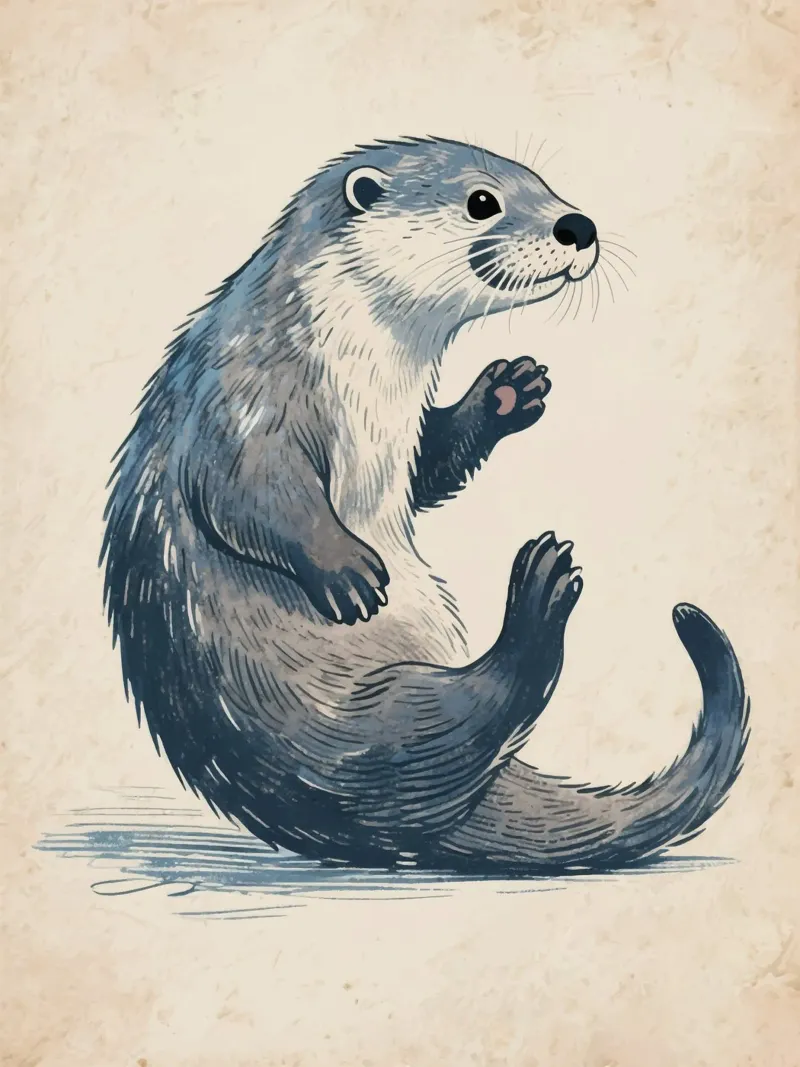 Lontra carina poster da knowledge