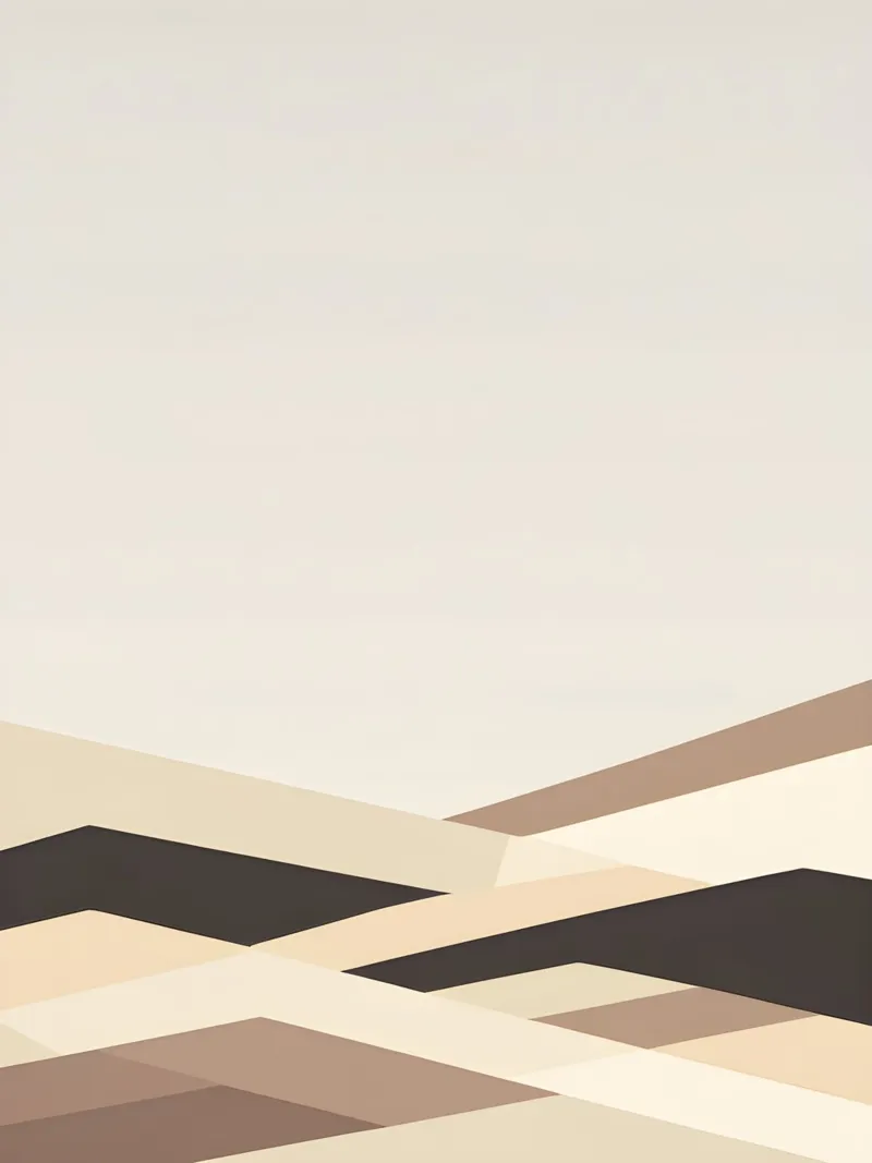 Linea Horizon poster con telaio in legno da The Green Room