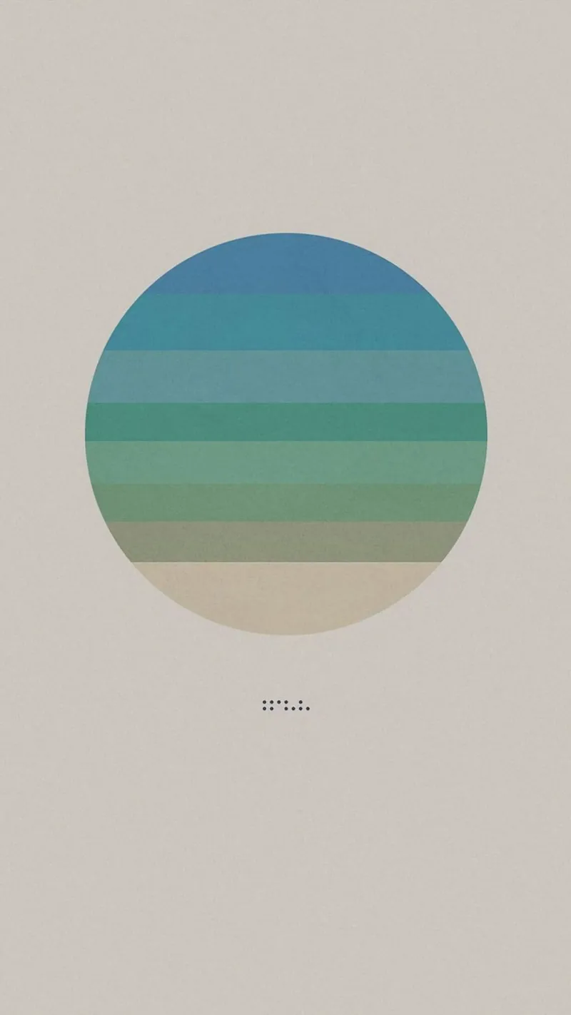 dot gradient blue in circle canvas with Floater frame by hamily