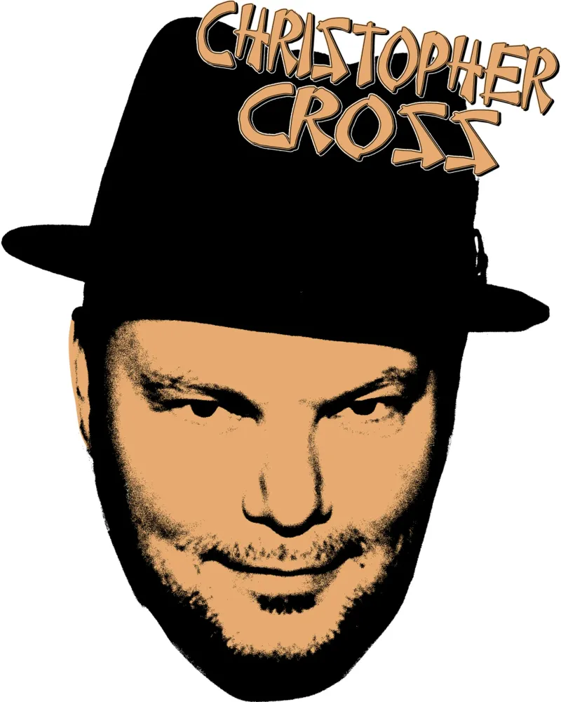 Pop-Rock Christopherr Cross Leinwand mit Schattenfugenrahmen von igoshdesigns