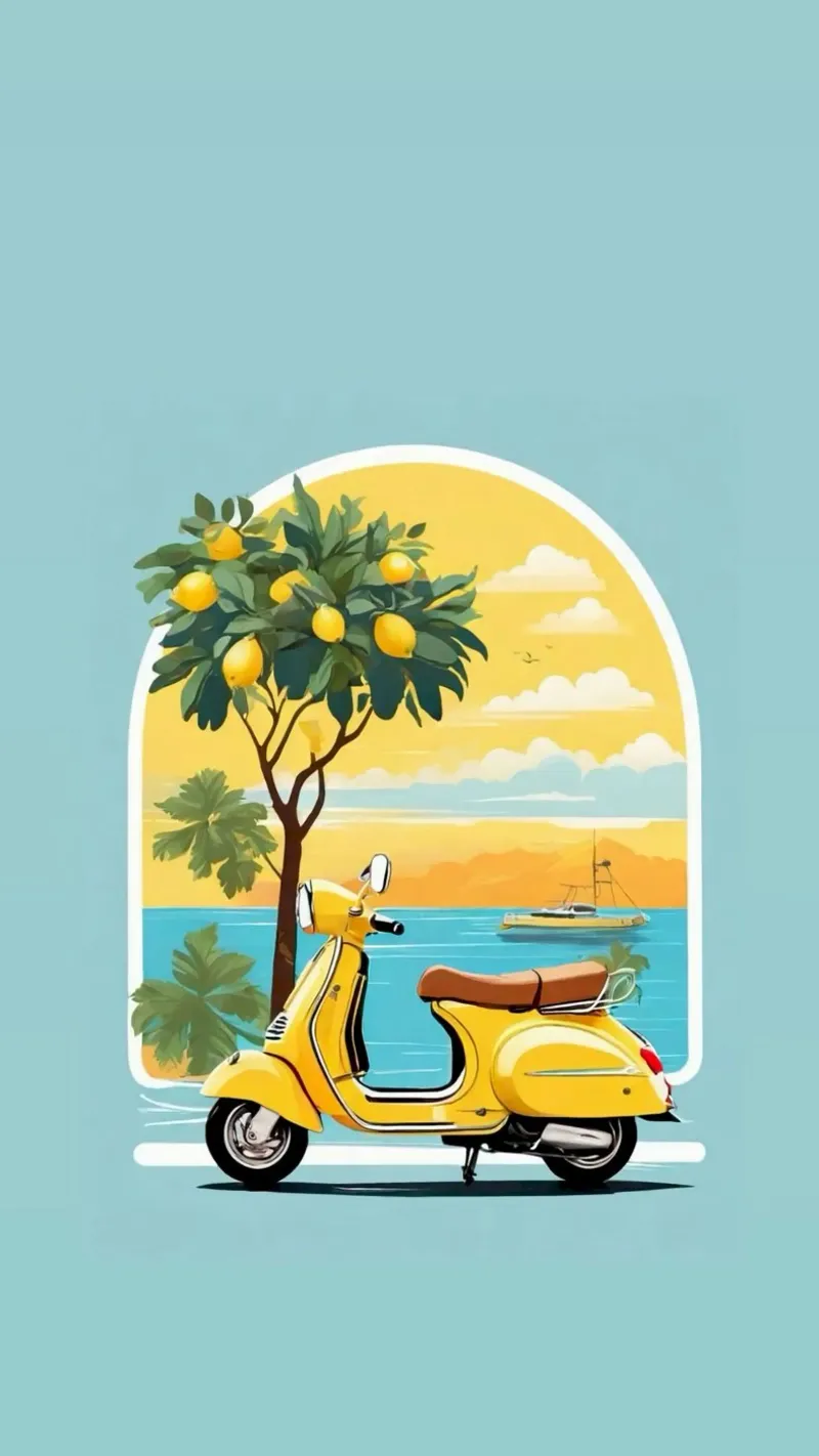 yellow bike in window tela con Cornice a cassetta da panada