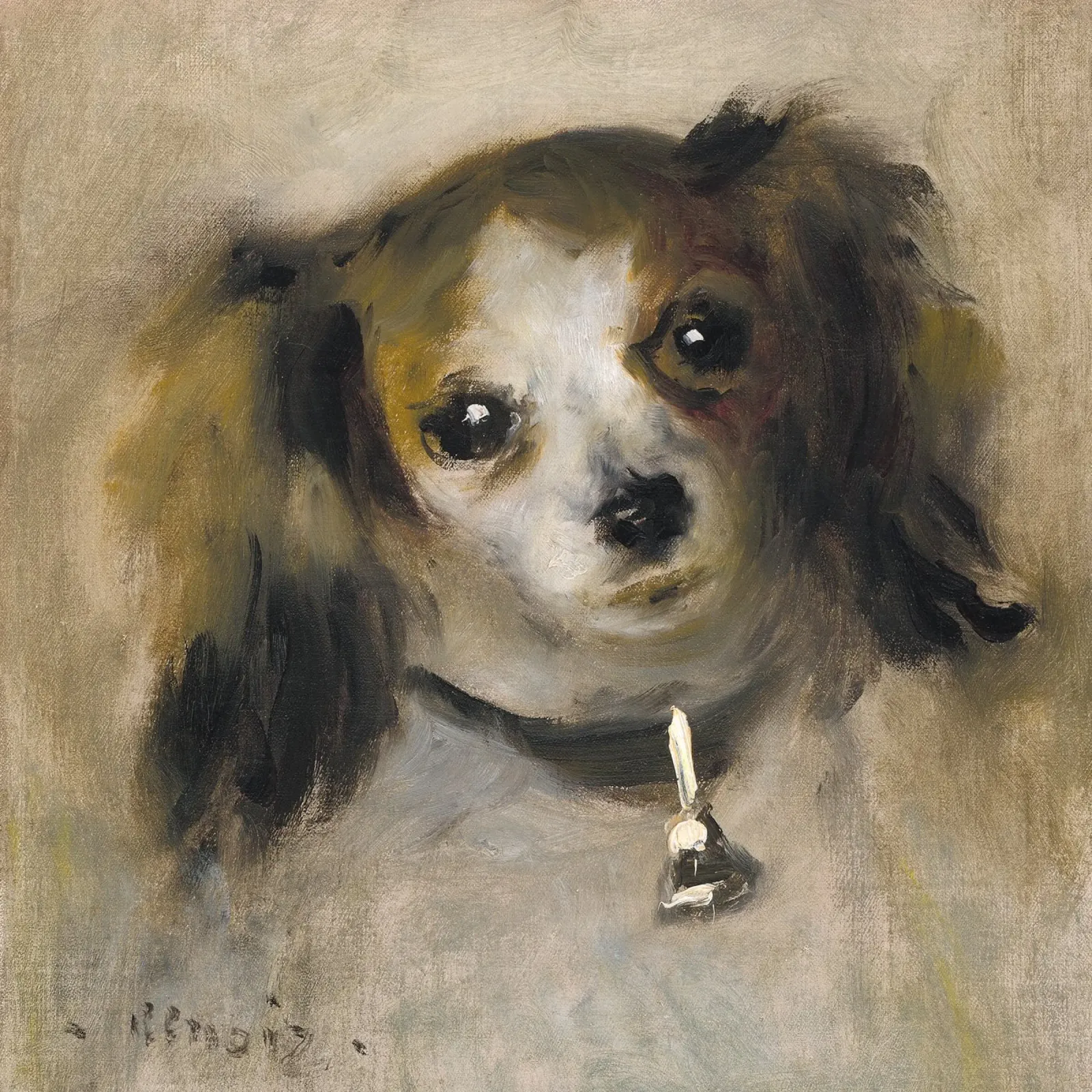 Renoir - Head of a Dog poster da apoloprints